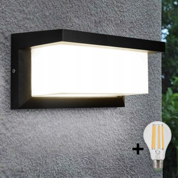 Applique murale LED extérieure NEELY 1xE27/9W/230V 3000K IP54 noir