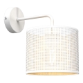 Applique murale LOFT SHADE 1xE27/60W/230V blanc/doré