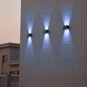 Applique murale solaire ALF LED/4W/3,2V 6000K IP54 noir