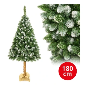 Arbre de noël sur un tronc 180 cm pin