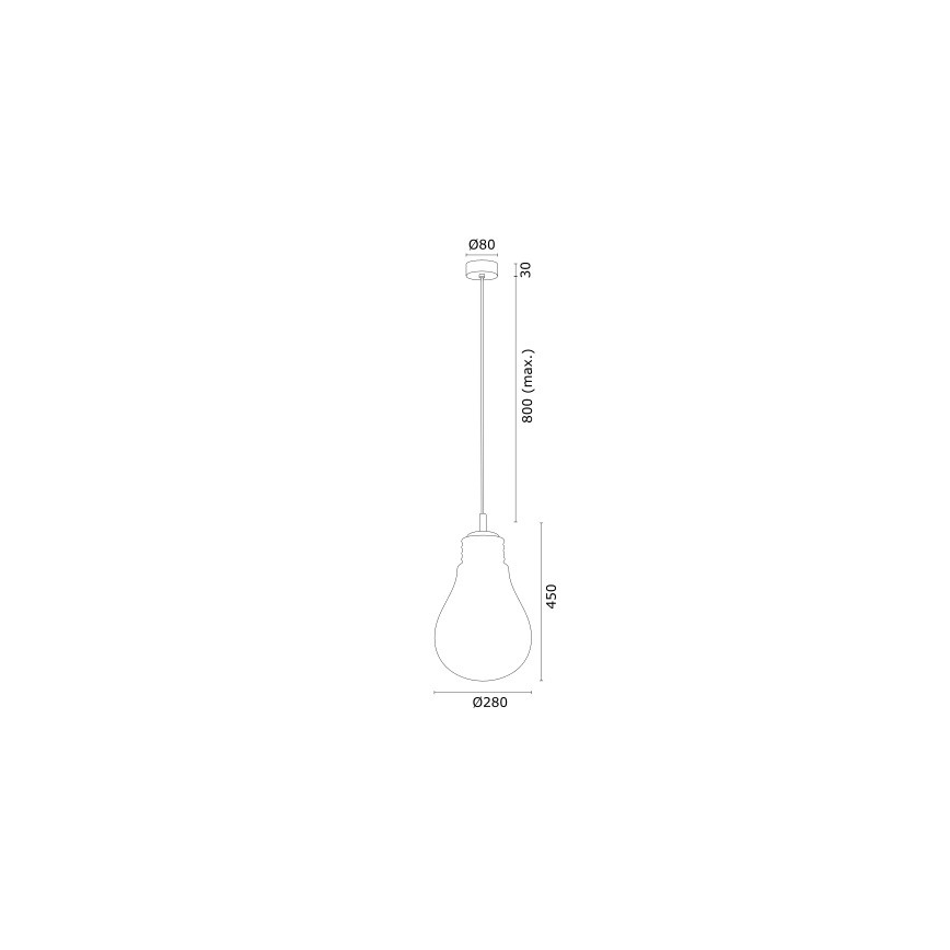 Argon 4879 - Suspension filaire JESSE 1xE27/15W/230V doré/blanc