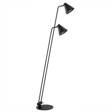 Argon 7077 - Lampadaire AVALONE 2xE27/15W/230V noir