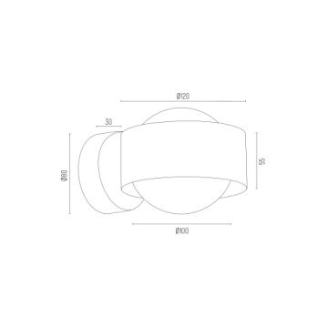 Argon 8567 - Applique murale salle de bain MASSIMO PLUS 1xG9/6W/230V IP44 doré