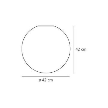 Artemide AR 0117010A - Plafonnier salle de bain DIOSCURI 420 1xE27/150W/230V IP44