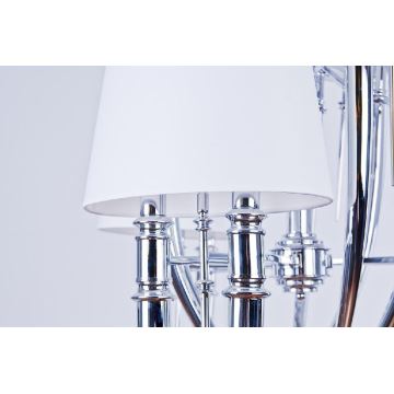 Azzardo AZ1389 - Lustre DIABLO 12xE14/11W/230V blanche