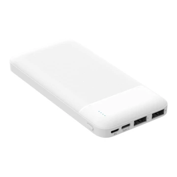 Batterie portative 10000 mAh 3,7V blanche