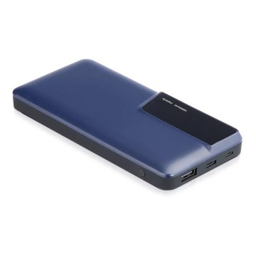 Batterie portative avec écran 10000mAh/3,7V bleue