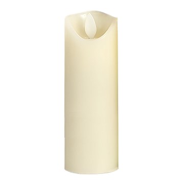 Bougie LED/2xAA blanc chaud 20 cm
