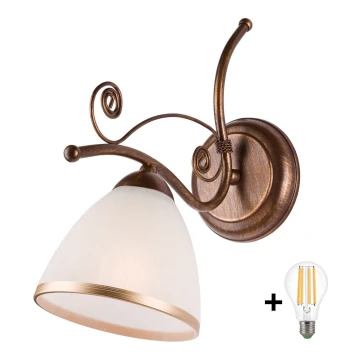 Brilagi - Applique murale ANTICO 1xE27/60W/230V bronze patiné