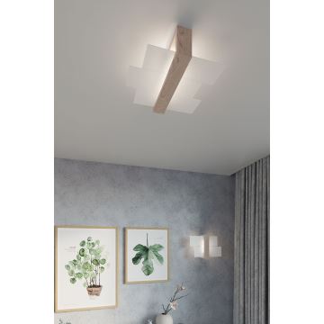 Brilagi -  Applique murale LED HERA 1xE27/7,5W/230V bois