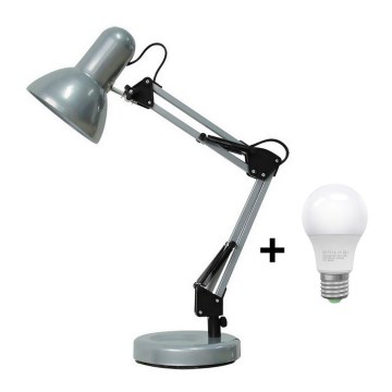 Brilagi - Lampe de table ROMERO LED 1xE27/10W/230V argentée
