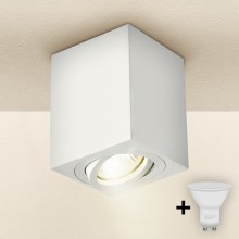 Brilagi - LED Spot MIA 1xGU10/30W/230V 100x80 mm blanc