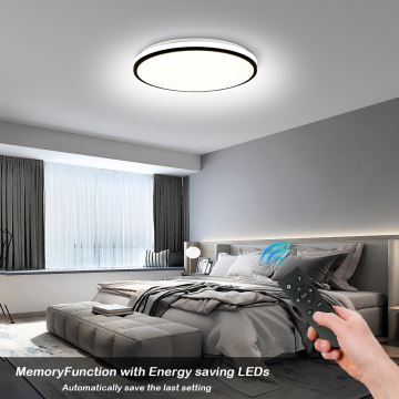 Brilagi - Plafonnier à intensité variable SMART LED/28W/230V 3000-6000K d. 35 cm Wi-Fi Tuya + télécommande