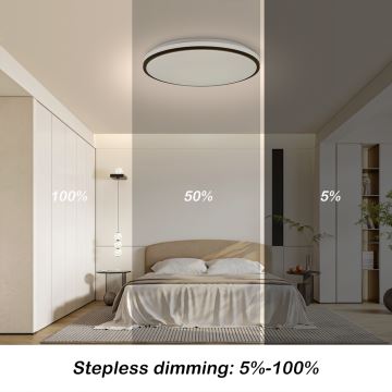 Brilagi - Plafonnier à intensité variable SMART LED/36W/230V 3000-6000K d. 45 cm Wi-Fi Tuya + télécommande