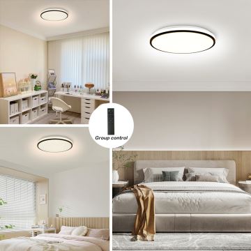 Brilagi - Plafonnier à intensité variable SMART LED/36W/230V 3000-6000K d. 45 cm Wi-Fi Tuya + télécommande