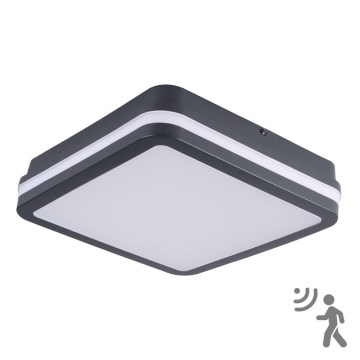 Brilagi - Luminaire extérieur avec détecteur BENE LED/18W/230V 22x22 cm anthracite IP54