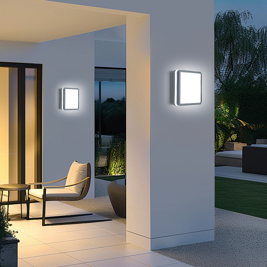 Brilagi - Luminaire extérieur avec détecteur BENE LED/24W/230V 26x26 cm anthracite IP54