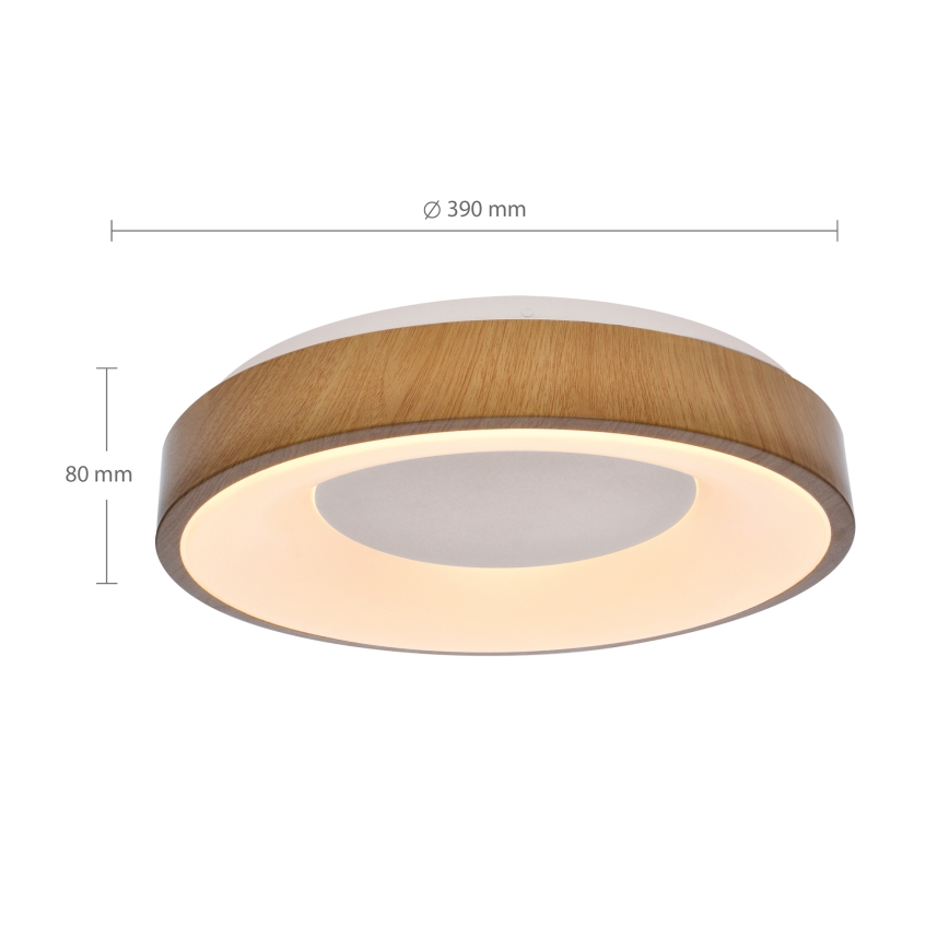 Brilagi - Plafonnier à intensité variable DORIA LED/48W/230V 3000-6500K d. 39 cm + télécommande