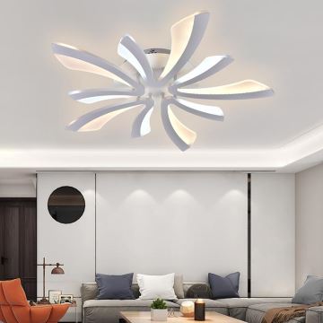 Brilagi - Plafonnier à intensité variable TWIST LED/55W/230V 3000-6500K blanc + télécommande