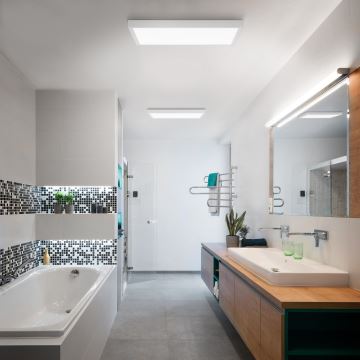 Brilagi - Plafonnier LED salle de bain FRAME LED/40W/230V 60x60 cm IP44 blanc