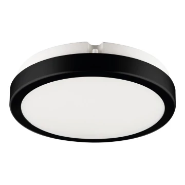 Brilagi - Plafonnier LED salle de bain PERA LED/12W/230V d. 18 cm IP65 noir