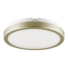 Brilagi - Plafonnier LED salle de bain PERA LED/18W/230V d. 22 cm IP65 doré
