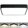 Brilagi - Plafonnier POOL LED/48W/230V 3000/4500/6000K 50x50 cm noir