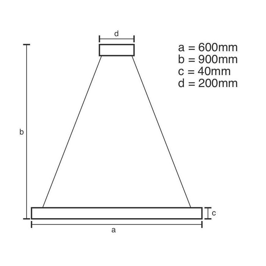 Brilagi - Suspension filaire à intensité variable CIRCLE LED/42W/230V 3000-6500K marron + télécommande