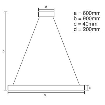 Brilagi - Suspension filaire à intensité variable CIRCLE LED/42W/230V 3000-6500K + télécommande