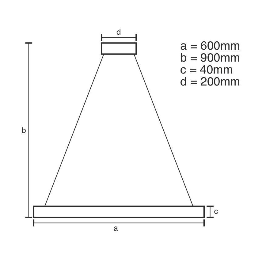 Brilagi - Suspension filaire à intensité variable CIRCLE LED/42W/230V 3000-6500K + télécommande