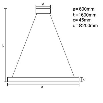 Brilagi - Suspension filaire à intensité variable CIRCLE LED/85W/230V 3000-6500K noir + télécommande