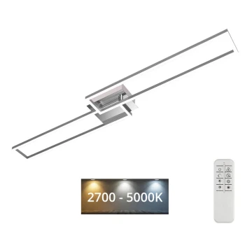 Brilo - Plafonnier à intensité variable FRAME 2xLED/20W/230V 2700-5000K + télécommande