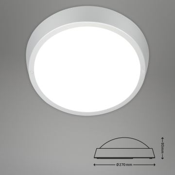 Briloner 3018-014 - Plafonnier salle de bain HAGEN LED/24W/230V IP44 blanc