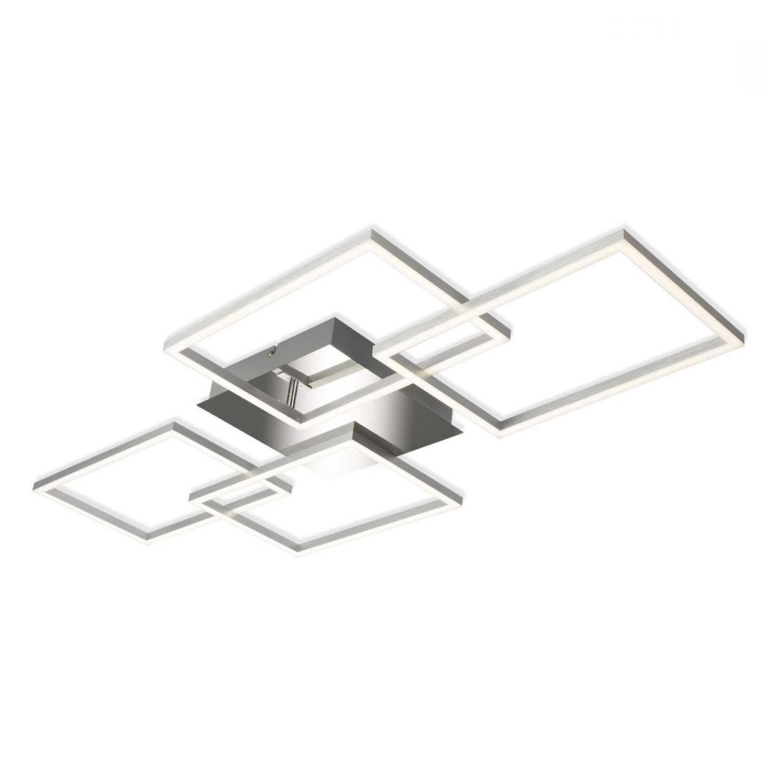 Briloner 3091-018 - Plafonnier à intensité variable FRAME LED/30W/230V chrome