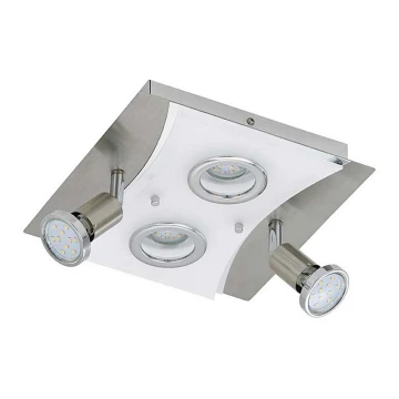 Briloner 3582-042 - Plafonnier LED RIPOSO 2xLED/5W/230V + 2xGU10/3W