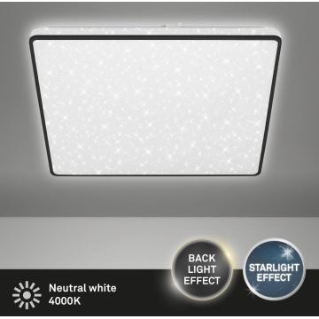 Briloner 3749-415 - Plafonnier LINO LED/24W/230V noir