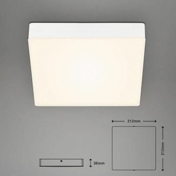 Briloner 7070-016 - Plafonnier LED FLAME LED/16W/230V blanc