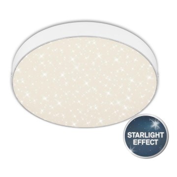 Briloner 7074-416 - Plafonnier STAR SKY LED/21W/230V 4000K d. 28 cm blanc