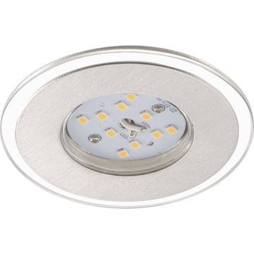 Briloner 7197-039-LOT 3x Luminaire de salle de bain encastrable à intensité variable LED/4,5W/230V IP44