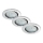 Briloner 7220-038 - LOT 3x Luminaire encastrable salle de bain LED FIT 1xGU10/5W/230V