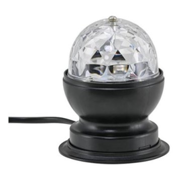 Briloner 7347-015 - Boule disco LED de table DISCO LIGHT 1xE27/3W/230V