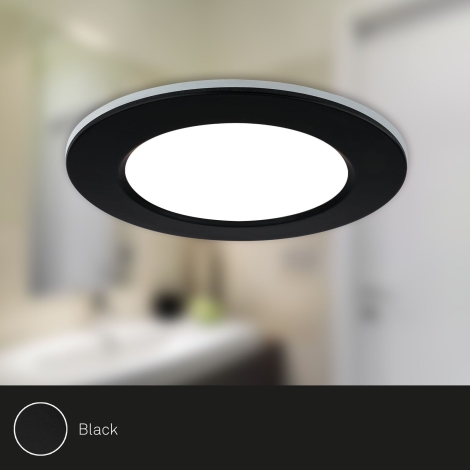 Briloner- LOT 3x Spot encastrable de salle de bain LED LED/4,9W/230V IP44  argent