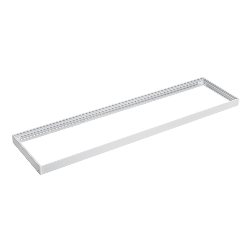 Cadre métallique pour l'installation de panneaux LED 1200x300 mm blanc