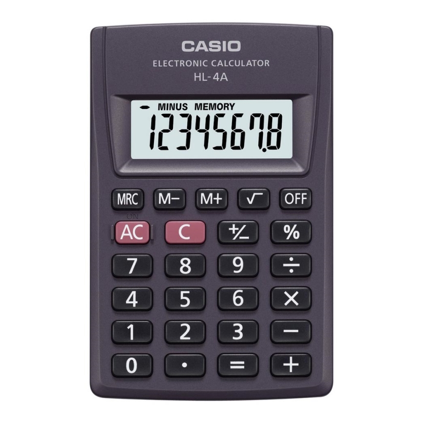 Casio - Calculatrice de poche 1xLR54 noire