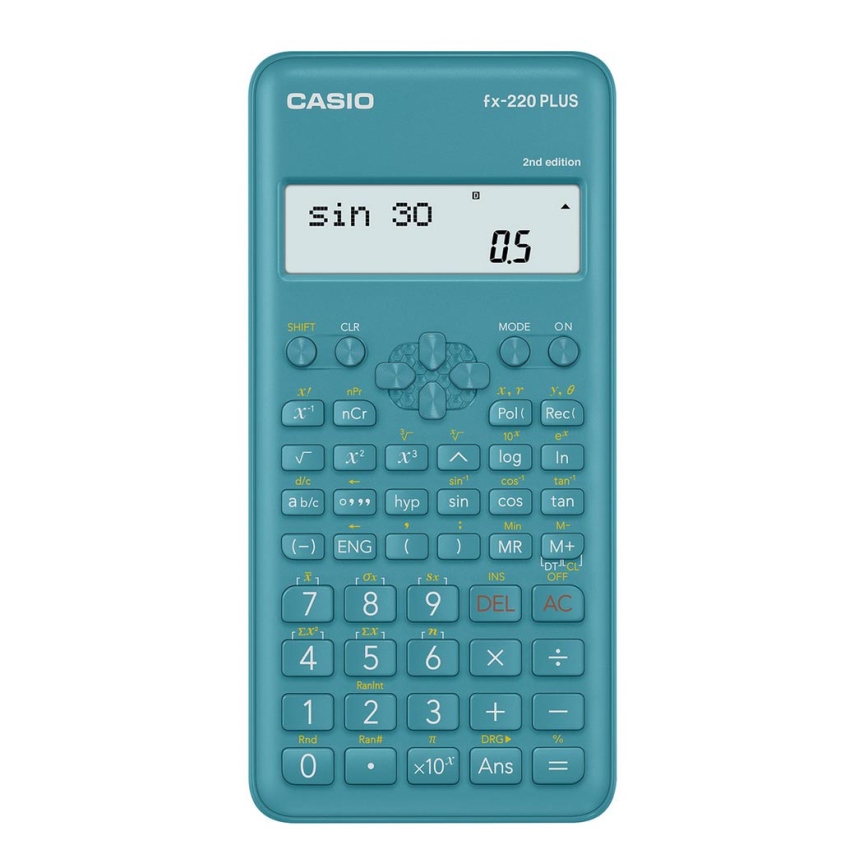 Casio - Calculatrice scolaire 1xAAA turquoise
