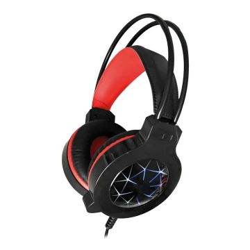 Casque de jeu LED VARR avec un micro 3,5mm