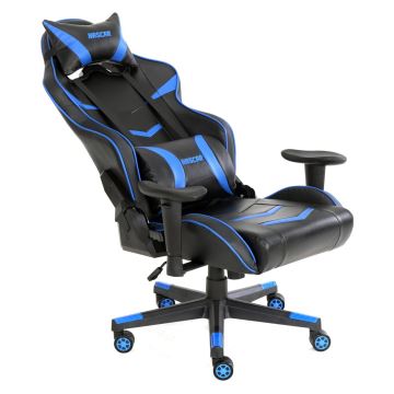 Chaise gaming VARR Nascar noir/bleu