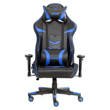 Chaise gaming VARR Nascar noir/bleu