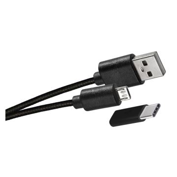 Chargeur pour voiture 2,1A + câble micro USB