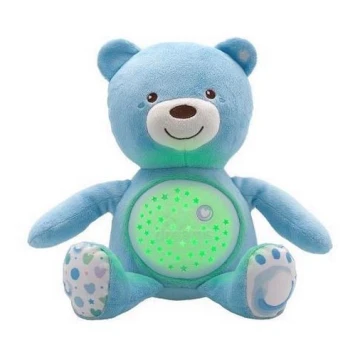 Chicco - Projecteur avec mélodie BABY BEAR 3xAAA bleu